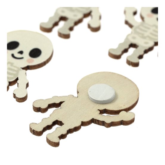 Skeleton Wooden Toppers 4 Pack  image number 3