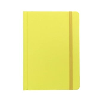 Yellow Lined Notebook A6  