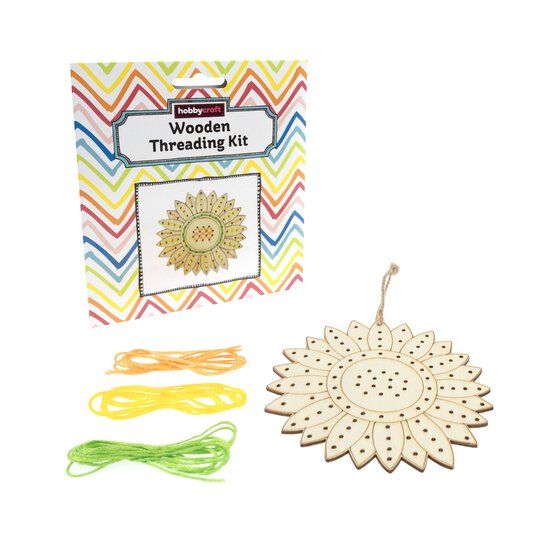 Flower Wooden Threading Kit image number 2