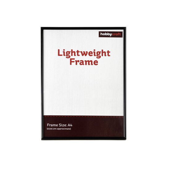 Black Lightweight Frame A4 image number 2