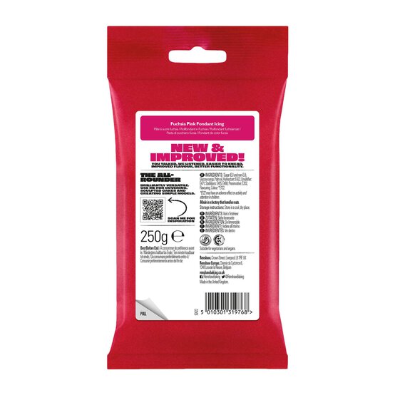 Renshaw Ready To Roll Fuchsia Pink Icing 250g image number 3