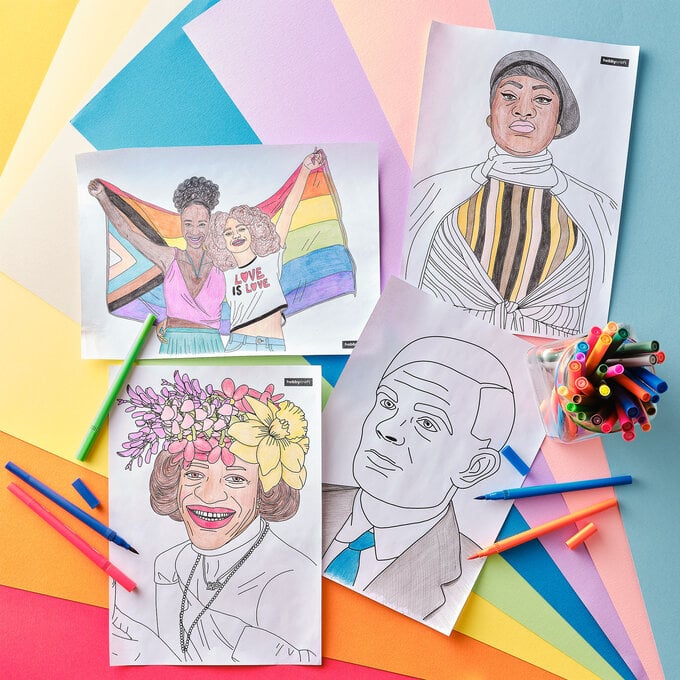 FREE Pride Colouring Sheets image number 1