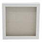 White Wash Magnetic Hinge Box Frame 12 x 12 Inches image number 1