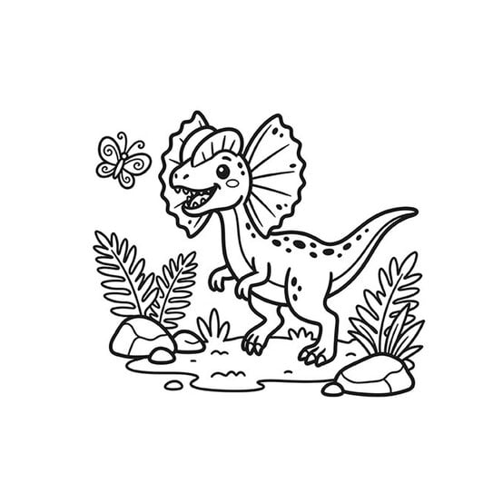 Cute Cozy Colouring: Dinos and Friends image number 4
