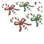 Candy Cane Epoxy Stickers 12 Pack  image number 3