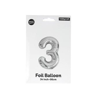 Extra Large Silver Foil 30 Balloon Bundle
