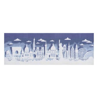 Trimits Cityscape XL Cross Stitch Kit 84cm x 29.5cm