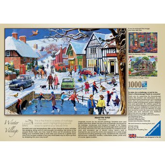 Ravensburger Winter Village Jigsaw Puzzle 1000 Pieces image number 3