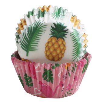 Tropical Cupcake Cases 50 Pack