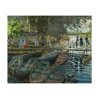 Monet Bathers Cotton Fabric Panel 90cm x 112cm