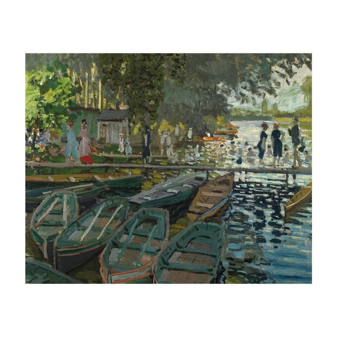 Monet Bathers Cotton Fabric Panel 90cm x 112cm image number 1