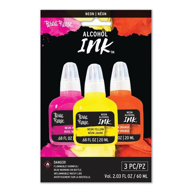 Brea Reese Neon Alcohol Ink 20ml 3 Pack image number 1