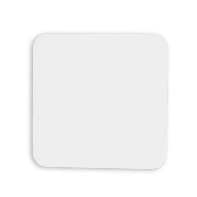 Unisub Square Raw Back Coasters 4 Pack  image number 1