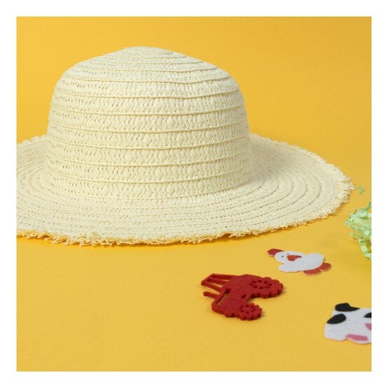 Cream Easter Bonnet 33cm image number 2