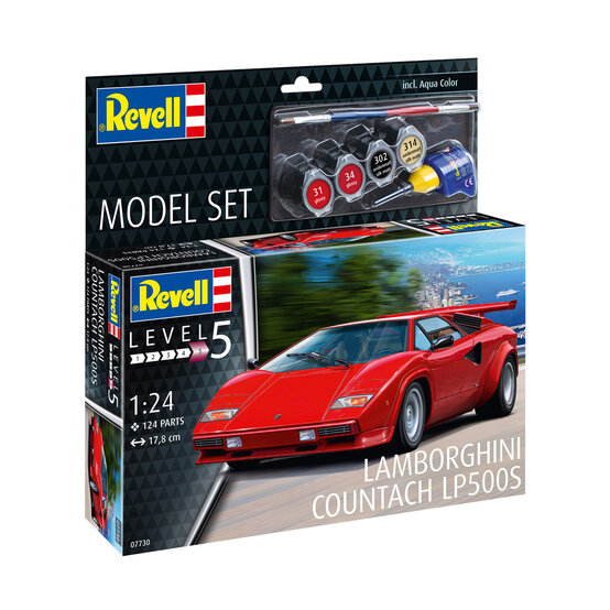 Revell Lamborghini Countach LP500S Model Set 1:24 image number 1