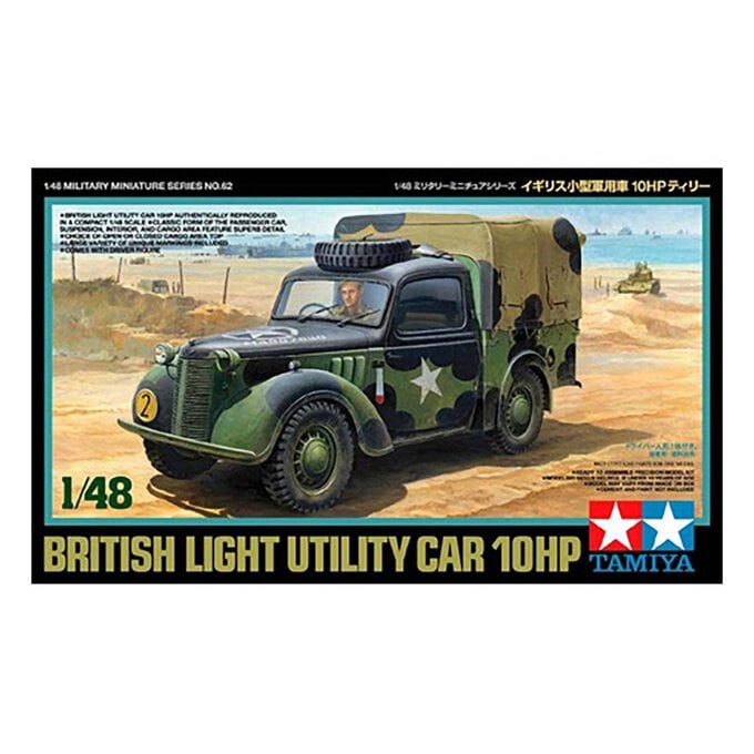 Tamiya British Light Utility Car Model Kit 1:48 image number 1