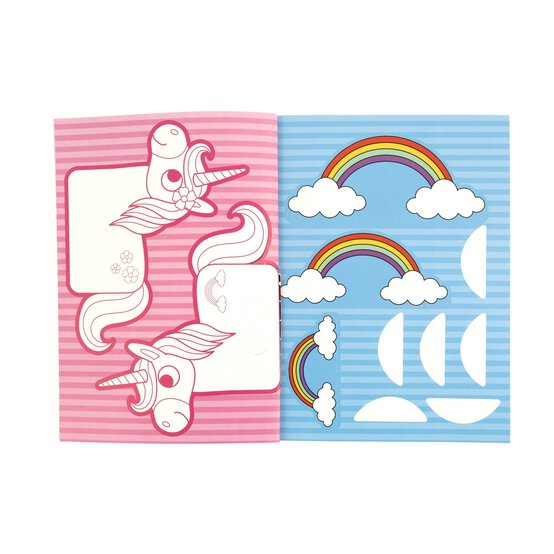 Shiny Sticker Fun Unicorns Activity Book image number 3