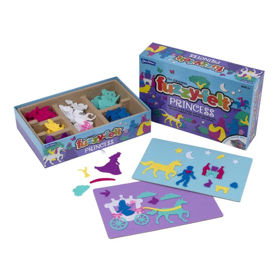 Fuzzy-Felt Princess Drawer Set image number 2