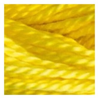 DMC Yellow Pearl Cotton Thread Size 5 25m (307) image number 2