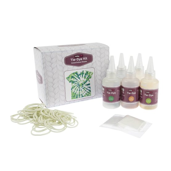 Green and Yellow Tie-Dye Kit image number 1