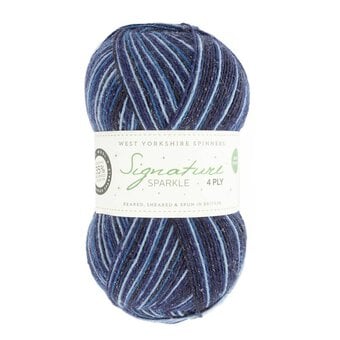 West Yorkshire Spinners Silent Night Signature Sparkle 4 Ply 100g