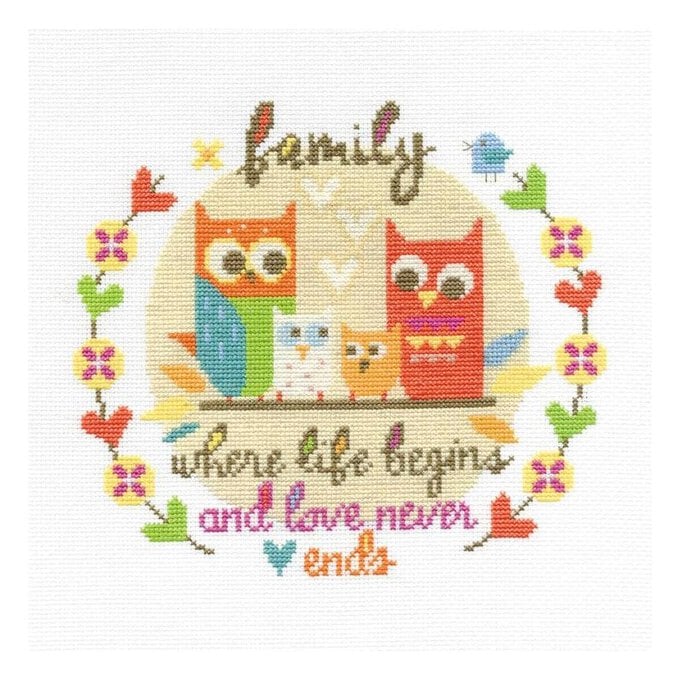DMC Cross Stitch Kit Family image number 1