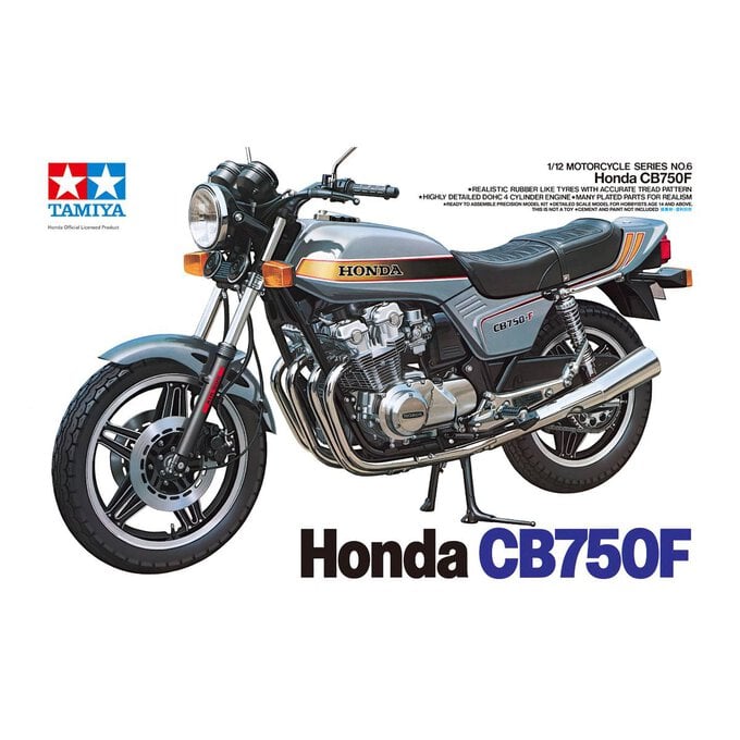 Tamiya Honda CB750F Model Kit 1:12 image number 1
