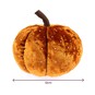 Orange Sparkle Velvet Pumpkin 12cm image number 5