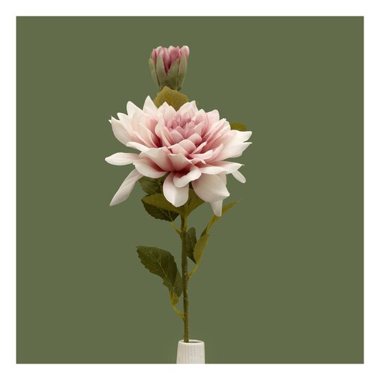 Light Pink Dahlia Spray 73cm image number 2