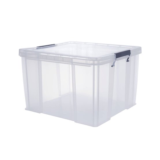 Whitefurze Allstore 48 Litre Clear Storage Box  image number 1