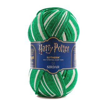 Sirdar Harry Potter Slytherin Self-Striping Scarf Yarn 300g