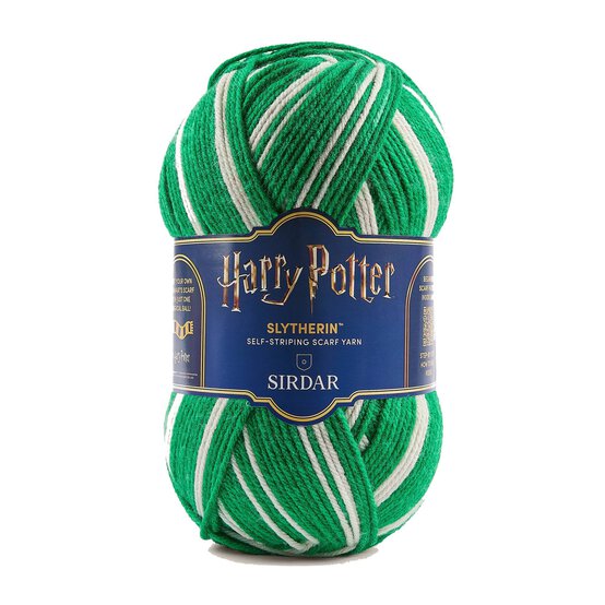 Sirdar Harry Potter Slytherin Self-Striping Scarf Yarn 300g image number 1