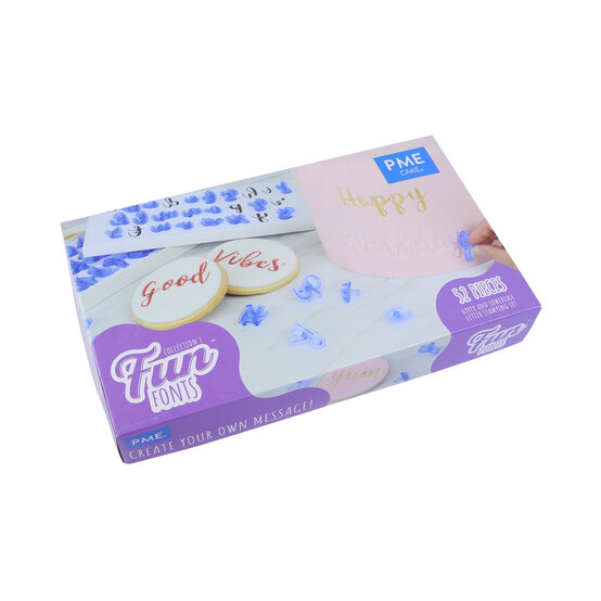 PME Fun Fonts Alphabet Stamp Set image number 1