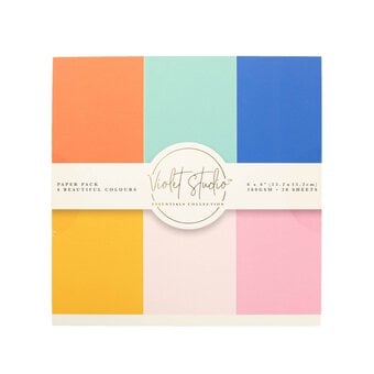 Violet Studio Pastel Paper Pad 6 x 6 Inches 30 Sheets