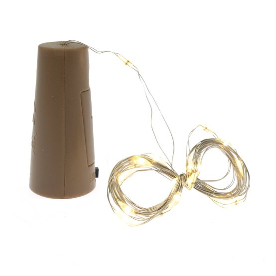 Warm White LED Bottle Lights 5 Pack image number 3