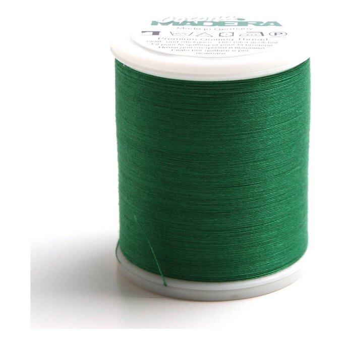 Madeira Green Cotona 50 Quilting Thread 1000m (665) image number 1