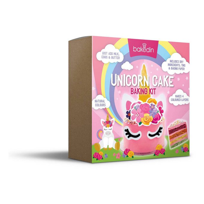 BakedIn Unicorn Cake Baking Kit image number 1