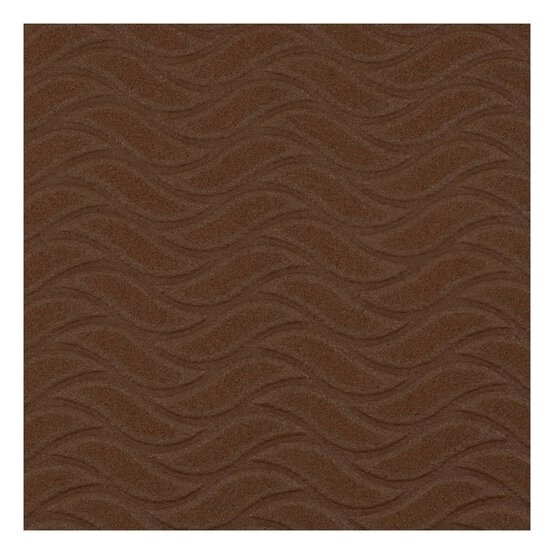 Brown Wavy Embossed EVA Foam Sheet 22.5cm x 30cm image number 4