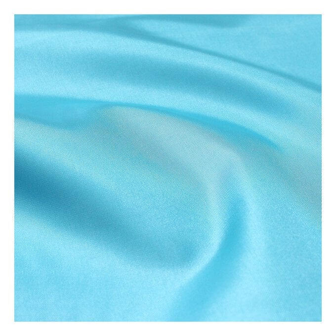 Turquoise Silky Habutae Fabric by the Metre image number 1