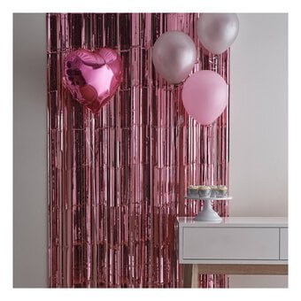 Create & Celebrate Blue Foil Fringe Curtain 1m x 2m