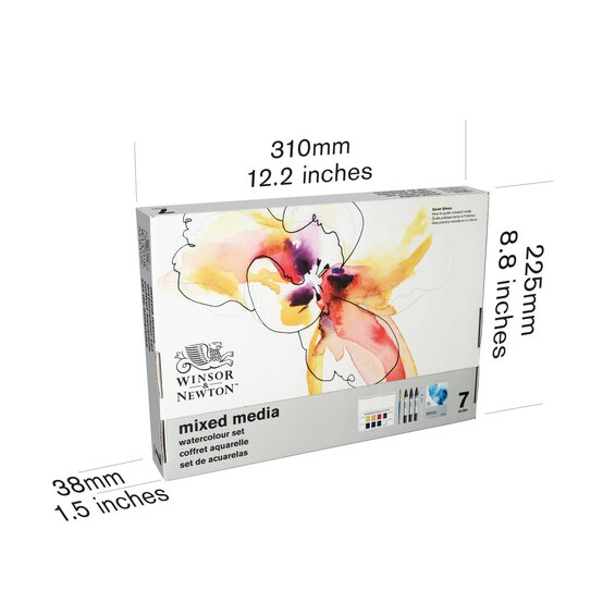 Winsor & Newton Mixed Media Watercolour Set 7 Pieces image number 6