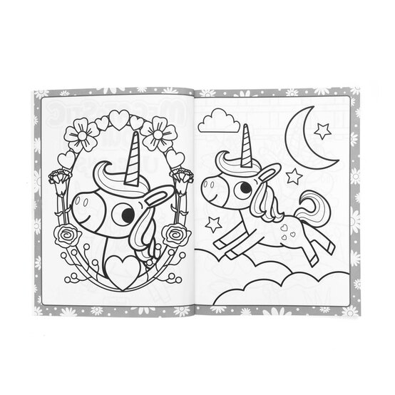 Megatastic Unicorns Colouring Book image number 2