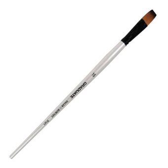 Daler-Rowney Long Handle Synthetic Bright Graduate Brush Size 16 White