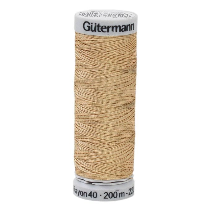 Gutermann Gold Sulky Rayon 40 Weight Thread 200m (1055) image number 1