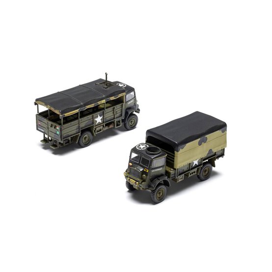 Airfix WWII 3-Ton G.S. and Troop Trucks Model Kit 1:76 image number 3