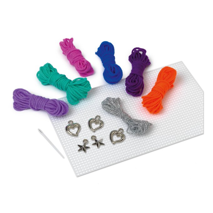 Stitch Making Bracelets With Plastic String Cross Stitch Bracelets