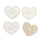 With Love Wooden Toppers 4 Pack image number 3