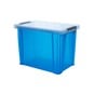 Whitefurze Allstore 18.5 Litre Transparent Blue Storage Box  image number 1