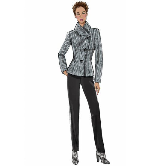 Butterick Petite Coat Sewing Pattern B6497 (8-16) image number 4