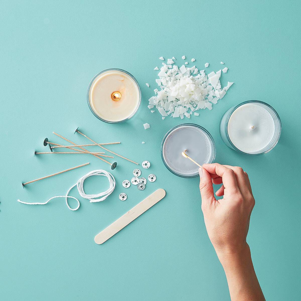 PreWaxed Wick Assemblies for Paraffin Wax 100mm 10 Pack Hobbycraft